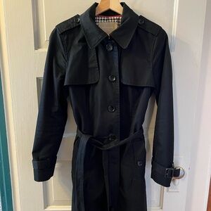 Banana Republic Factory Stylish Trench Coat — Petite Medium
